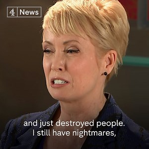 “This man has preyed and just destroyed people.” In an explosive first TV interview, actress Lysette Anthony describes how it feels to see Harvey Weinstein - who she accuses of rape - appear in court. Harvey Weinstein has always denied having non-consensual sex with women. | Channel 4 News