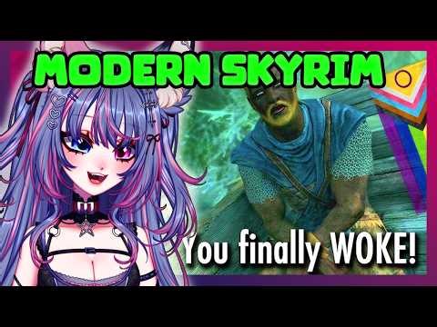 Skyrim But It's A Modern Game - REACTION