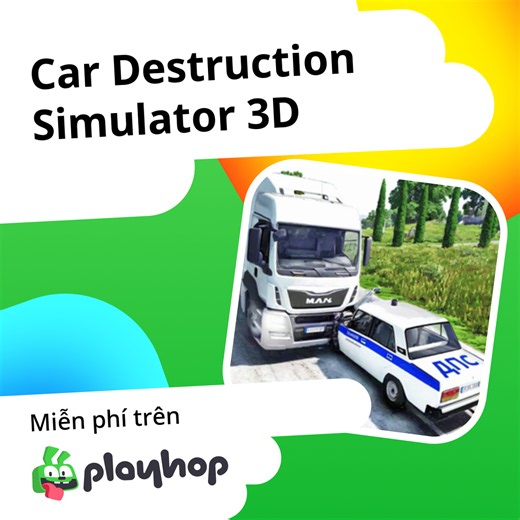 Car Destruction Simulator 3D: Chơi trực tuyến miễn phí trên Playhop