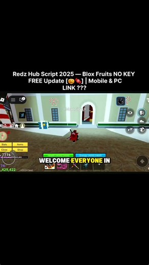 growex.site on Instagram: "Redz Hub Script 2025 — Blox Fruits script NO KEY | FREE Update Mobile & PC #robloxgames #script #robloxfyp #bloxfruits"