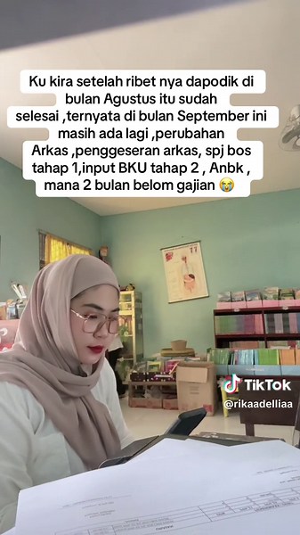 Alhamdulillah masih ada suami yang menafkahi #operatordapodik #operatorsekolahindonesia #dapodikofficial #operatorarkas #dapodikdasmen