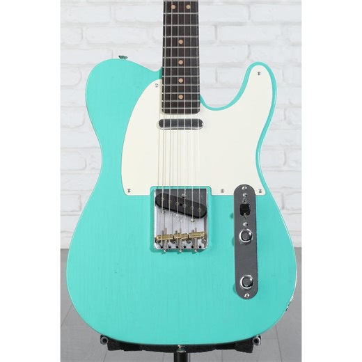 Fender Custom Shop Team Built GT11 Telecaster Electric Guitar - Seafoam Green, Journeyman Relic, Sweetwater Exclusive