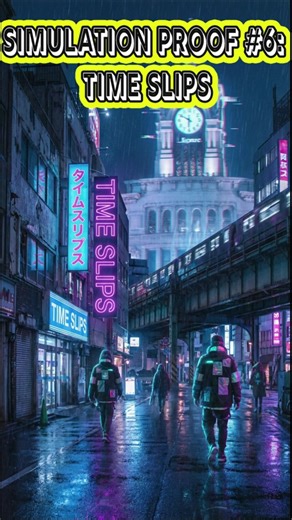 Simulation Proof #6: Time Slips | Broken Clock in Reality #TimeSlip #SimulationTheory #Shorts