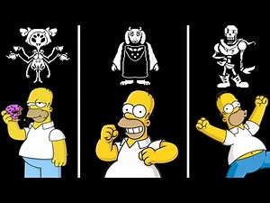 Homer Simpson say D'oh! but in UNDERTALE