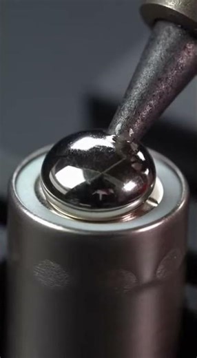 High Speed Macro View of Battery Terminal Solder Flow 2K