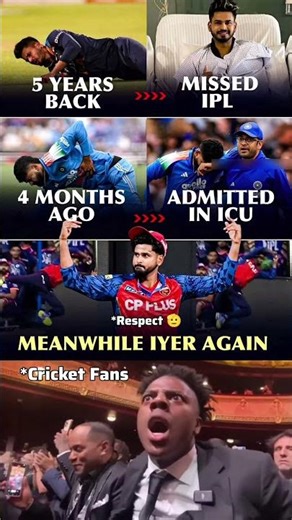 5 Years of Struggle, But Shreyas Iyer Never Gave Up! 🫡💔 #shreyasiyer #ipl2026 #pbksvsmi