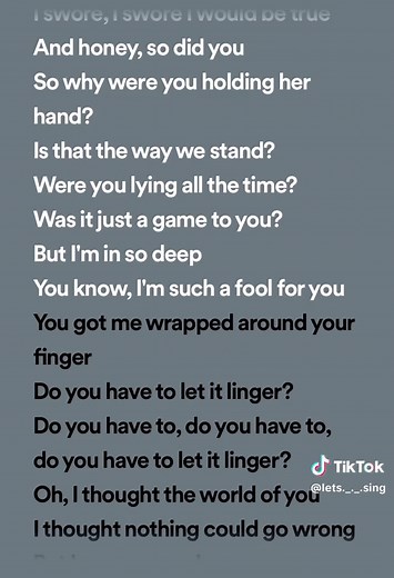 Linger - The Cranberries Cover by Royel Otis | Full Song Lyrics