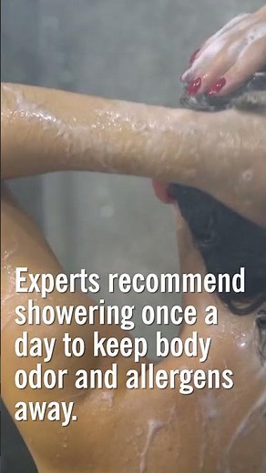 🚿 Should you shower every day?