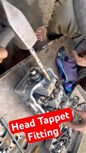 How to Fit Head Tappet | Valve Float & Spring Installation #aliautoworkshop #automobile