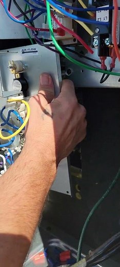 Installing heat Strips hvac #hvac #airconditioner