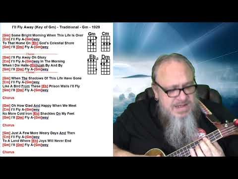 "I'll Fly Away" in Minor Key Ukulele Lesson Tutorial