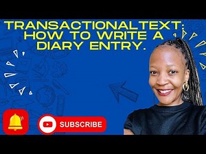 How to write a diary entry: creative writing paper 3.