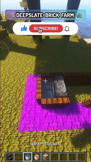 The Official Guide to fast way to farm deepslate brick in minecraft #shorts