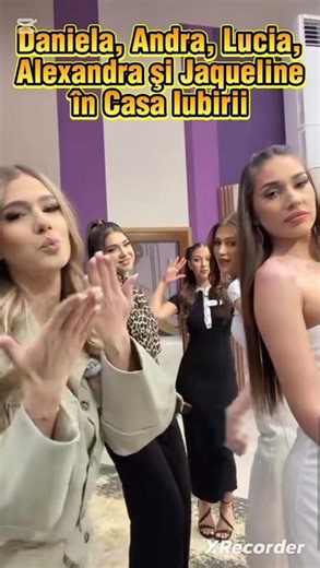 Daniela, Andra, Lucia, Alexandra şi Jaqueline în Casa Iubirii