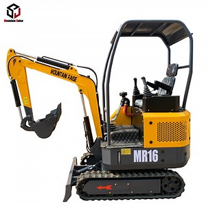 [Hot Item] Excavating Machinery Micro Digger 1.2ton Mini Excavator with Breaker Hammer