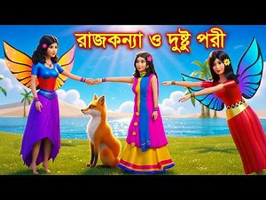 রাজকন্যা ও দুষ্টু পরী | Bangla Fairy Tales | Rupkothar Golpo | Bangla Cartoon Story | বাংলা কার্টুন