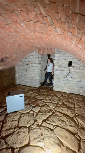 UN DÉSHUMIDIFICATEUR DANS LA CAVE Eh oui, on a recours à un déshumidificateur afin de garder la pièce la plus saine possible car en cas de fortes pluies, on peut parfois être inondé dans la cave 😮 Le deshumidificateur Woods fait extrêmement bien son travail car il régule l’humidité en 48h ! Il nous sera vraiment utile quand on devra faire les joints de la cave, et pour ajuster le taux d’hygrométrie pour conserver correctement notre vin 😍 collaboration commerciale | Cette cave a été entièrement