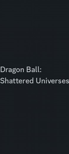 Roblox Game Beta Coming!! | DB Shattered Universes