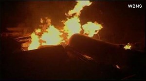 Norfolk Southern freight train derails, catches fire in Ohio