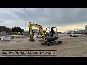 2021 WACKER NEUSON EZ53 EXCAVATOR