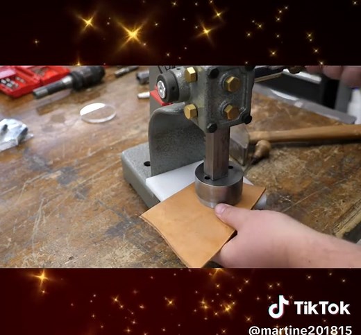 How to Make a Perfect Circle Leather Keychain Tutorial