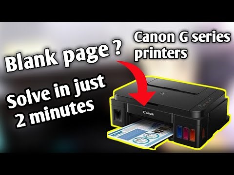 Canon G3000 Black not printing Repair (Software method) #Canonprinter