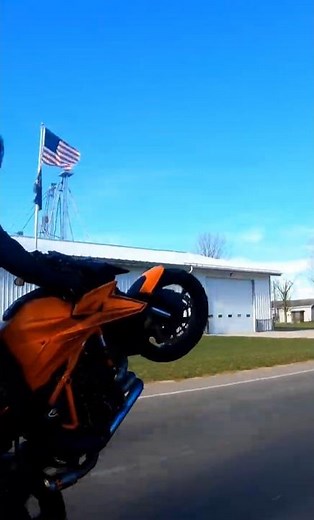 No Music 2025 Fall Wheelie on the KTM Super Duke 1390!