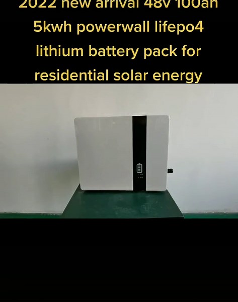 2022 All New Arrival 48V 100Ah 5kWh LiFePO4 Lithium Battery Bank for Residential Solar Energy System Backup