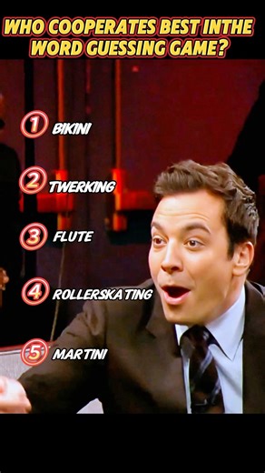 Who cooperates best in the word guessing game?#youtube