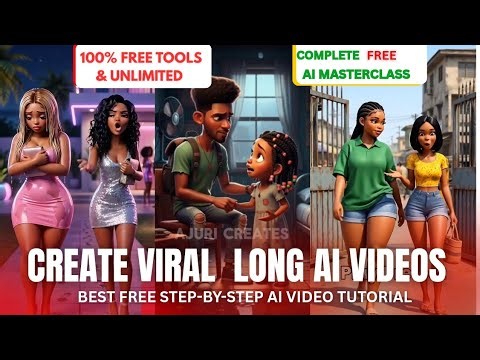 How To Create VIRAL Long Videos with AI(100% FREE & UNLIMITED) | Complete Step-By-Step Tutorial