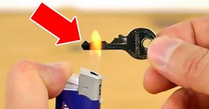 Never Get Locked Out Again! Learn How to Make a DIY Spare Key Using Just a Can Lid!