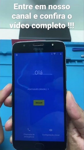 Desbloqueio conta Google MOTO G5s PLUS