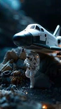 Challenger's First Flight: A Miniature Diorama #todayinhistory #shorts