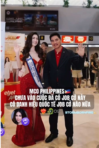MCO PHILIPPINES🇵🇭 Chưa vào cuộc đã có job cỡ này. Có danh hiệu quốc tế nữa job cỡ nào❤️‍🔥🐉♾️ #MissCosmo #misscosmophilippines #risingdragon #roadtomisscosmo2025 #stormbornfire