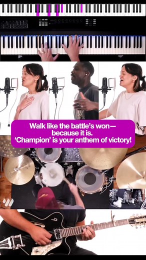 With God, we don’t fight for victory—we fight from it. ✝️ ‘Champion’ by Maverick City Music is now live at WorshipOnline.com! 🎉 Master every instrument and vocal part with our powerful tutorials built for your entire worship team. 🎤🎸🥁🎹 Let’s raise the sound of confidence together! You’ve already won. 👑 Comment “DEAL” to an unlock an exclusive offer! | Worship Online