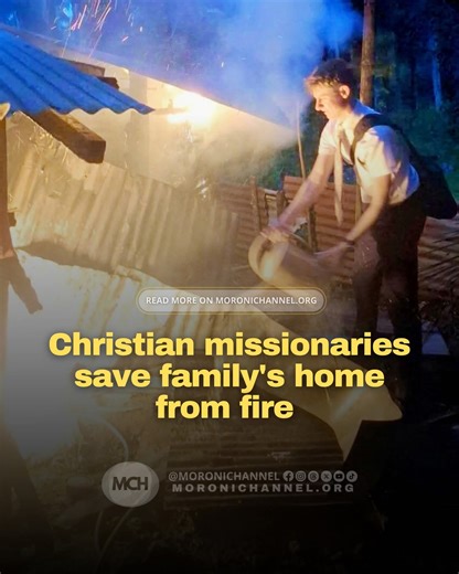 Two missionaries of the Church of Jesus Christ of Latter-day Saints in the Philippines say a strong spiritual prompting led them to visit a family they were teaching, even though no appointment was scheduled. When they arrived at the rural home, they discovered a fire beginning to spread and quickly worked together to extinguish the flames before the structure was lost. The family later expressed deep gratitude, saying the missionaries’ unexpected arrival had saved their home. #ministerlikechris