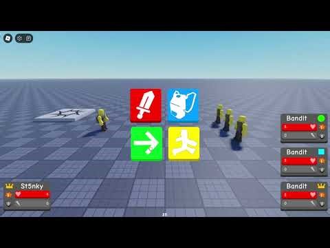 small turn based combat showcase