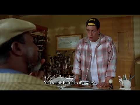 Happy Gilmore Scene - I'm stupid, you're smart...