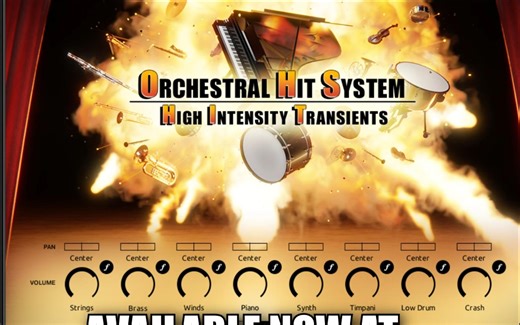 简单好用的管弦乐齐奏击打音色库——OHS:HIT