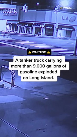 Tanker Truck Explodes on Long Island