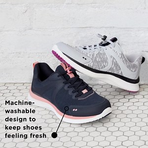 15 reactions | Maternity workout sneaks like you've never seen before. Feel the XpectFit difference: 擄 Slip-on fits + quick toggle laces for easy on/off 擄 Massaging OrthoLite® insoles for exceptional comfort 擄 Wider forefoot perfect for swollen feet + a narrower heel for a secure heel fit 擄 Machine-washable design to keep shoes feeling fresh Shop the collection: https://bit.ly/3L2heHn | RYKA | Facebook