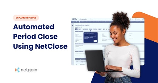 Month-end close automation using NetClose