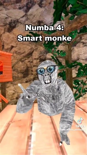 Top 8 best monke in gorilla tag #gtag #gorillatag