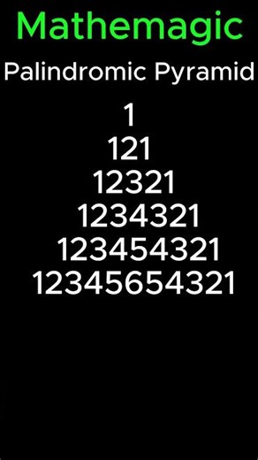 The Most Satisfying Number Pyramid Ever! 🔢✨#pattern#shorts#math#tricks#viral#op