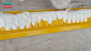 64K views · 855 reactions | How to make gypsum plaster ceiling cornice using fiberglass mould. #moulding #interiordesign #homedecor #mould #mouldmaking #plaster #ceiling #molding #wallmoulding #painting #ceilingrose #mouldings #cornices #plasterwork #exterior #architecture #oracdecor | Dezin India | Facebook