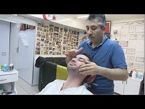 ASMR Turkish Barber By Münür Önkan Head,Face,Body,Back,Neck and Arm Massage