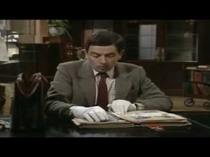 FUNNY! Mr.Bean at the Library (Rare Clip)