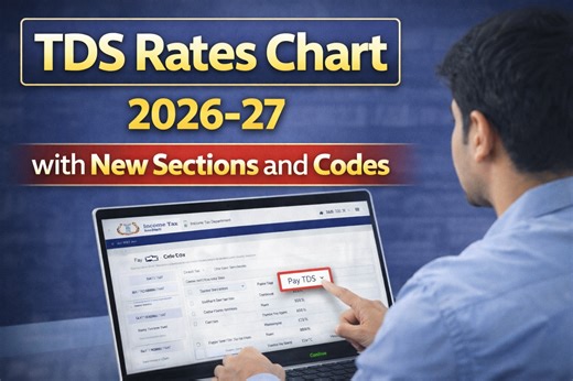 TDS Rates Chart for FY 2026-27 (As per New Income Tax Act, 2025) - Tax Updates