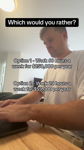 How are you for work life balance? #moneytok #moneytalks #realestate #wealth #property #invest #investing #investmentproperty #financialfreedom