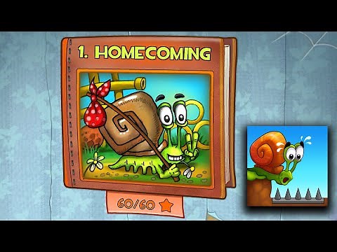 Snail Bob - Chapter 1 Homecoming - 1-1 to 1-20 Levels (3 Stars) Walkthrough